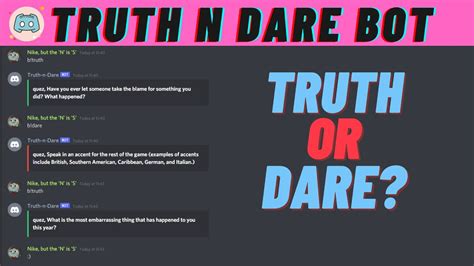 truth or dare bot|Top 7 Truth or Dare Bots for Discord to Keep Your Server。